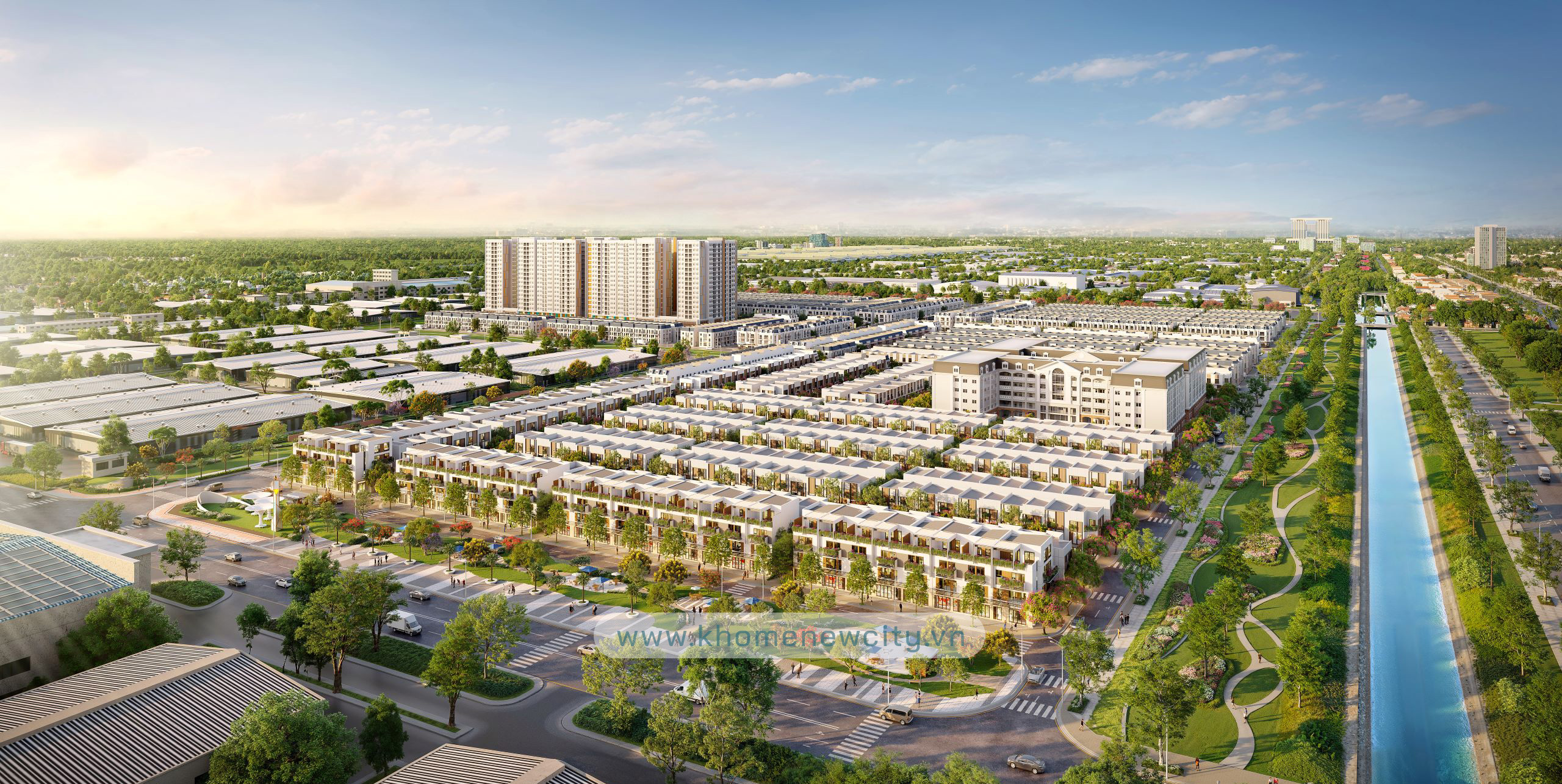 Phối cảnh tổng quan dự án K Home New City