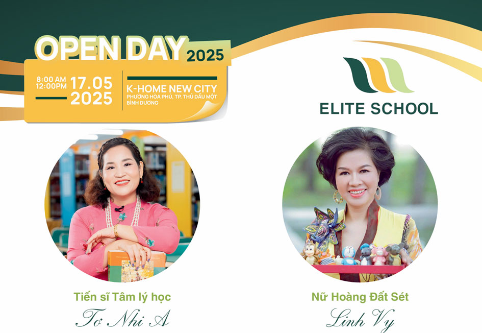Hai chuyên gia trong chương trình trải nghiệm đặc biệt tại Open Day của Elite School